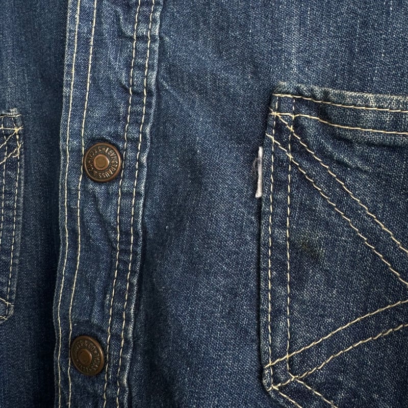 70's Levi's デニムプルオーバーシャツ XL | CUSTOM FEVER