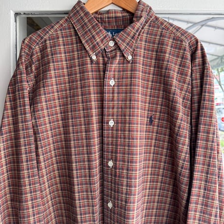 Ralph Lauren チェックシャツ 〝CLASSIC FIT〟 L