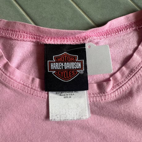 USA製 Harley-Davidson ピンクTシャツ
