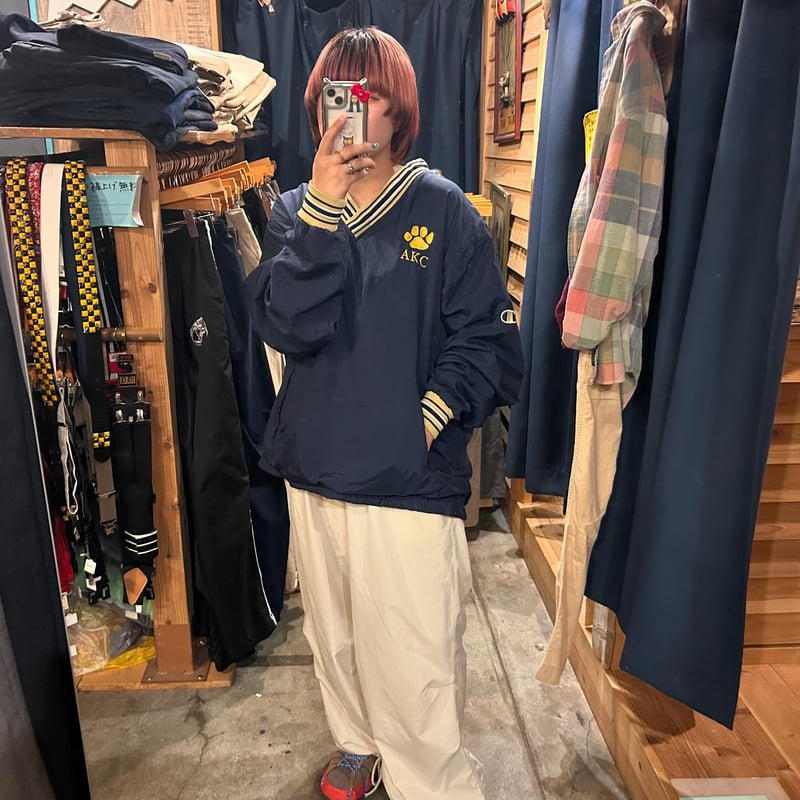 Champion Vネックナイロンプルオーバー | CUSTOM FEVER Champion Vネックナイロンプルオーバー | CUSTOM FEVER
