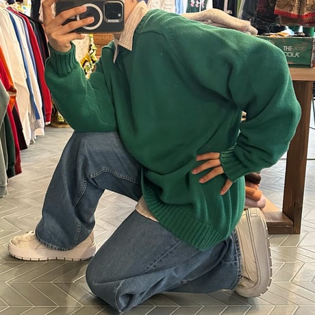 USA製 LANDS' END コットンニット