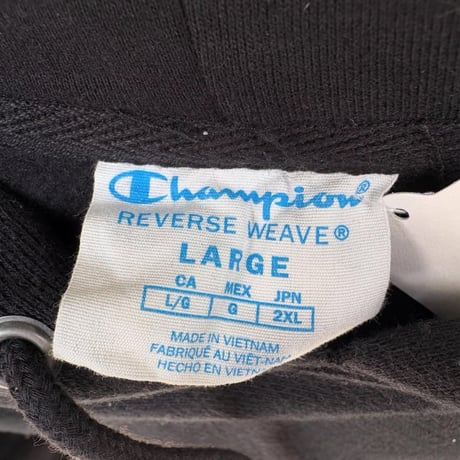 Champion REVERSE WEAVE 袖カットフーディー