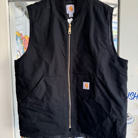 Carhartt ダックベスト ブラック M
