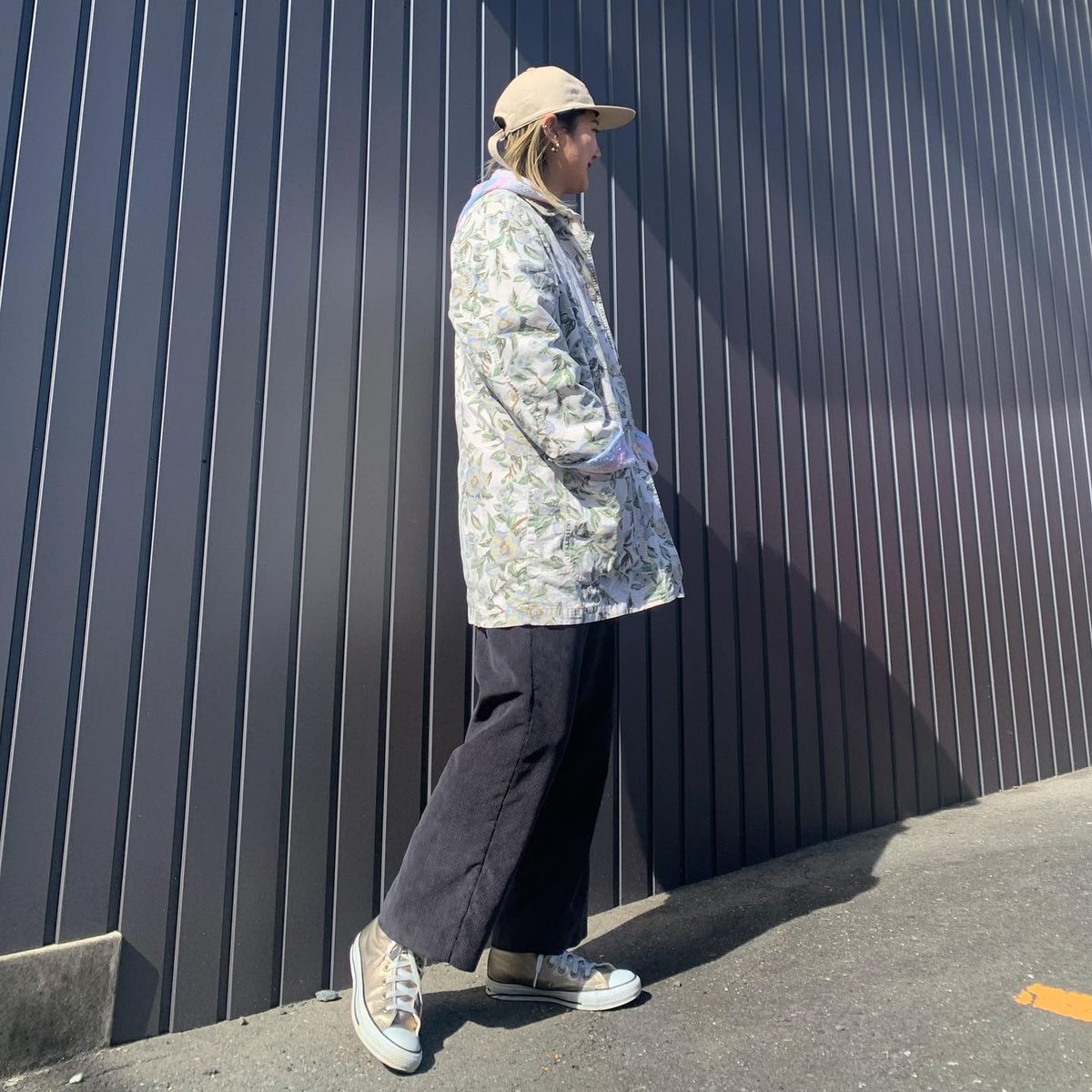 Eddie Bauer花柄カバーオール | CUSTOM FEVER
