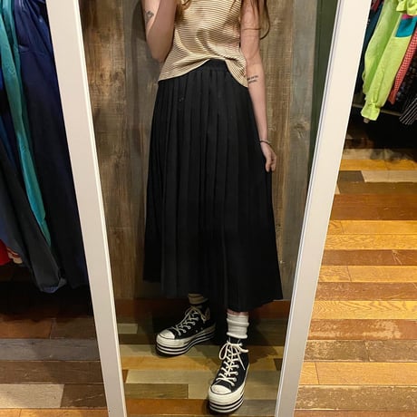 USA製プリーツリラックスワイドパンツ