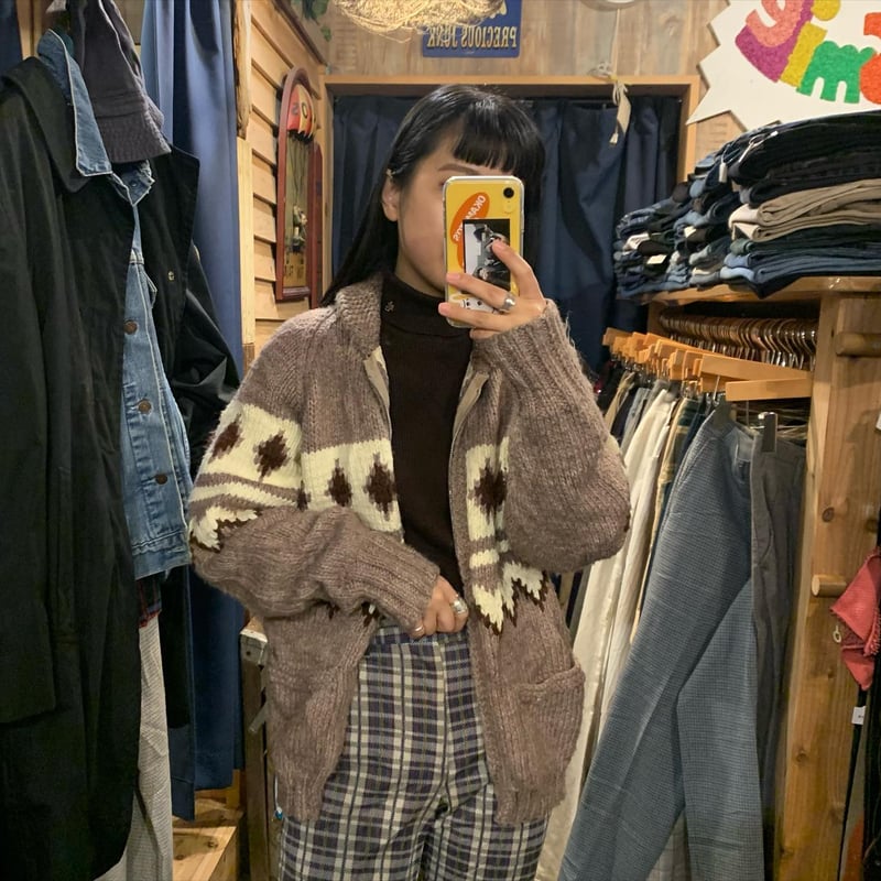 裏地付きカウチンニットジャケット | CUSTOM FEVER