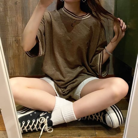 USA製JNCOリブラインTシャツ