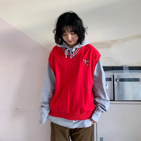 STARTERリブラインコットンベスト