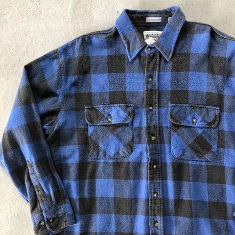 90's〜NORTHWEST TERRITORY   青×黒ブロックチェック