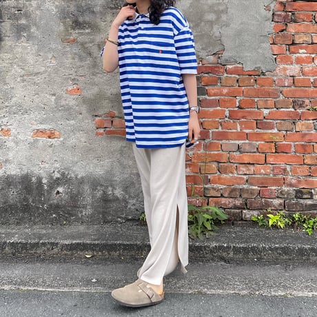 POLOボーダーポロシャツ
