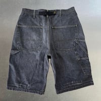 POLO JEANS COMPANY ブラックデニムペインターショーツ