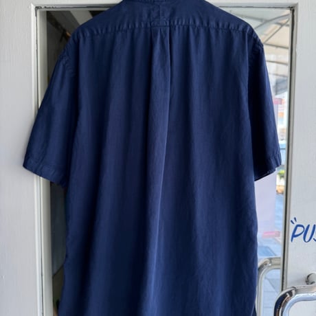 Ralph Lauren シルクコットン半袖シャツ M