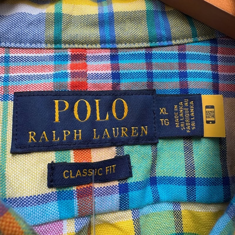 美品 POLO by RALPH LAUREN マドラスチェック ワークシャツ POLO RALPH LAUREN(ポロラルフローレン) / マドラスチェック