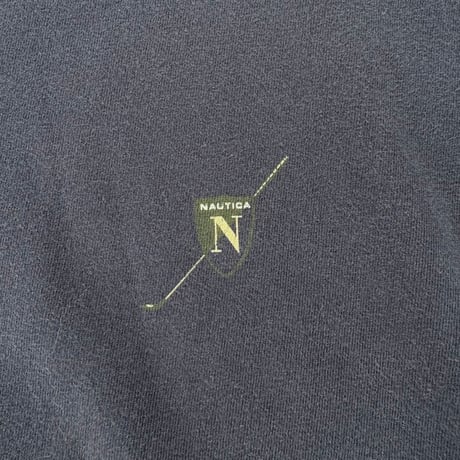 USA製 NAUTICA ゴルフスイング バックプリントTシャツ