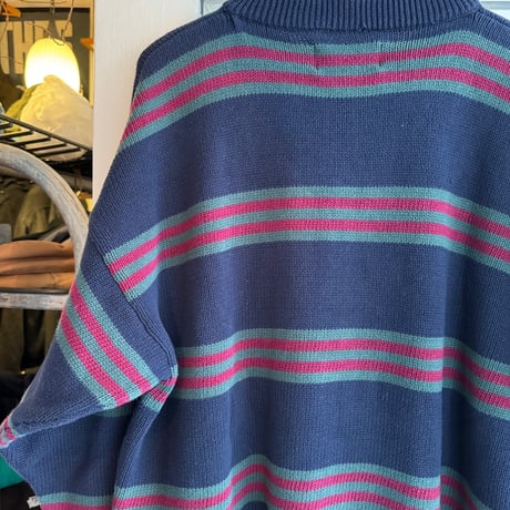 Eddie Bauer コットンボーダーニットセーター