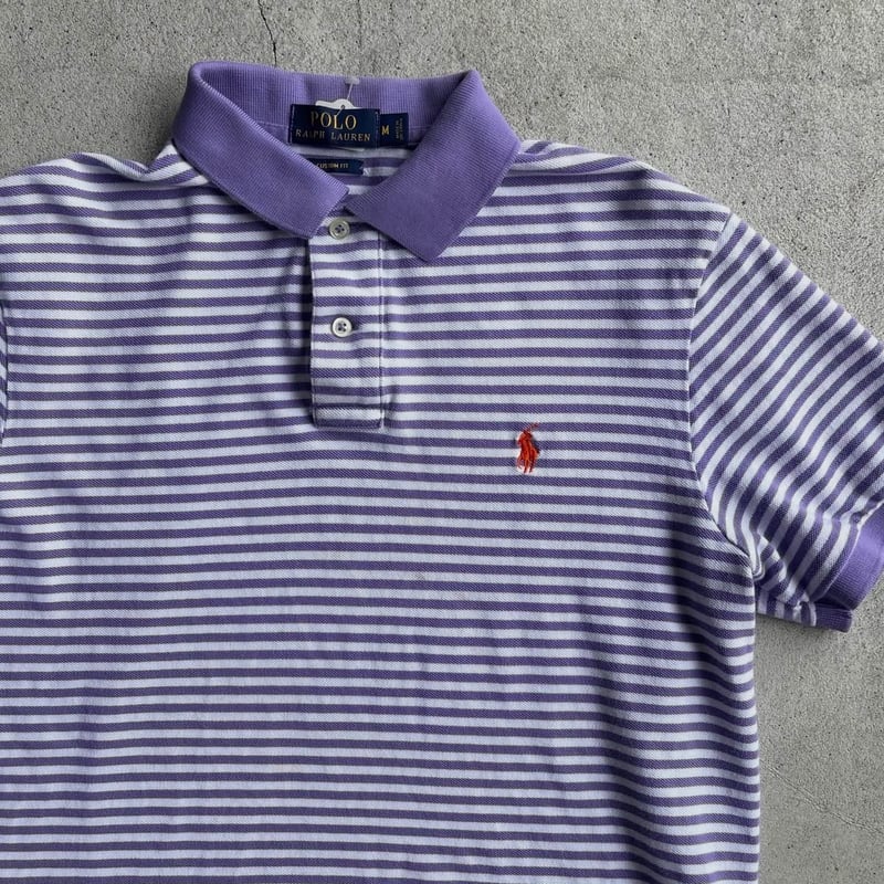 POLO ボーダーポロシャツ | CUSTOM FEVER