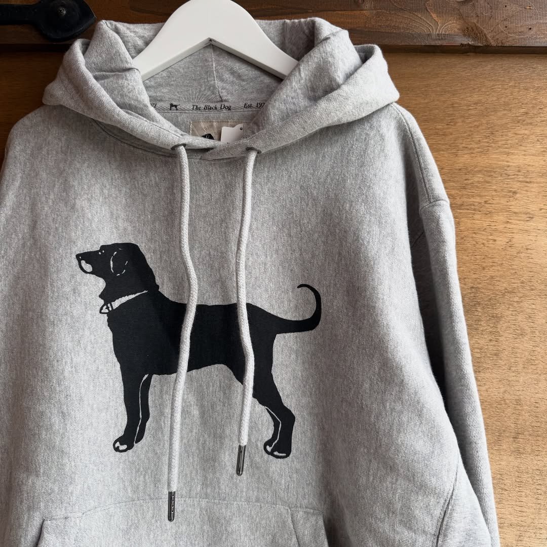 THE BLACK DOG プリントパーカー | CUSTOM FEVER