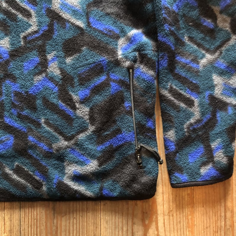 総柄 ハーフジップフリース REI | CUSTOM FEVER