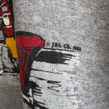 90's USA製JERZEES プリントスウェット XL