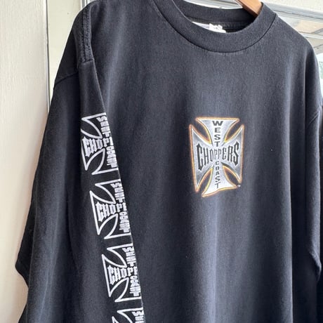 WEST COAST CHOPPERS 袖プリントロンT M