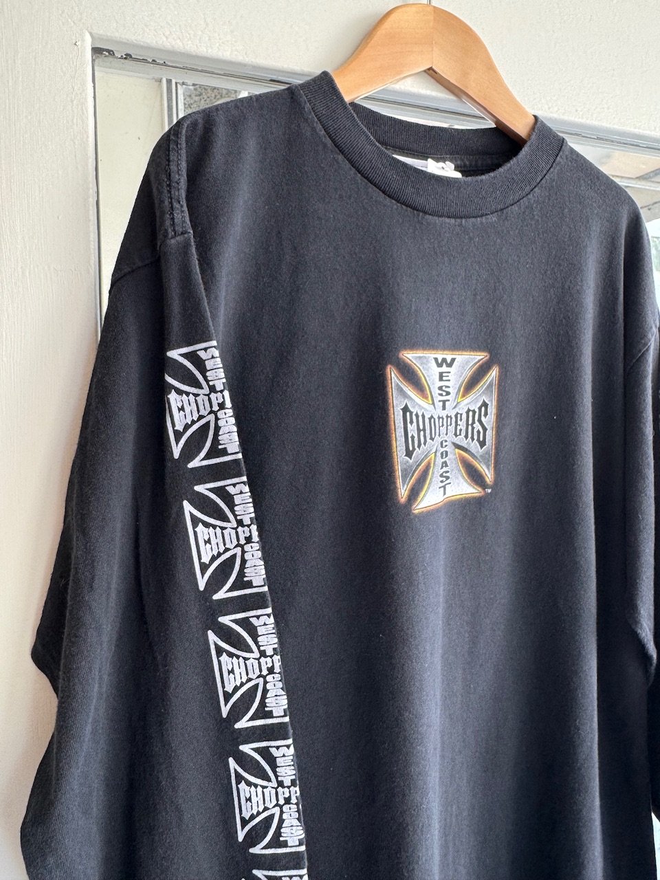 90's〜 West coast chopper 袖プリント ロンT 90's〜 West coast chopper 袖プリント ロンT - メルカリ