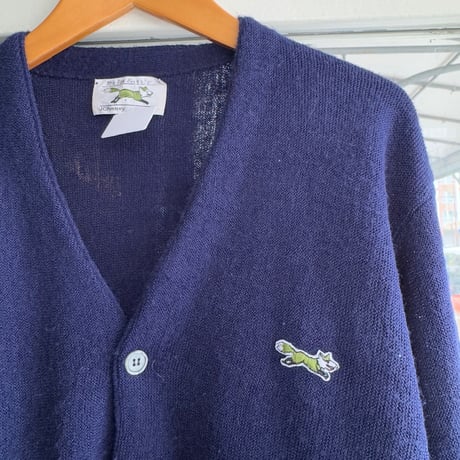 80年代 FOX アクリルカーディガン S