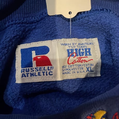 USA製RUSSELL ATHLETICタートルスウェット