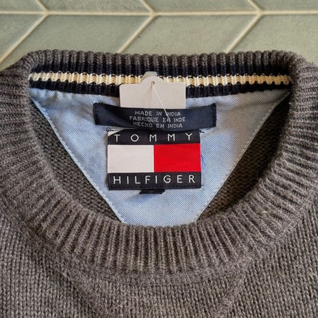 90s Tommy Hilfiger コットンニット