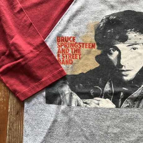 80年代ラグランスリーブ7部袖バンドTシャツ