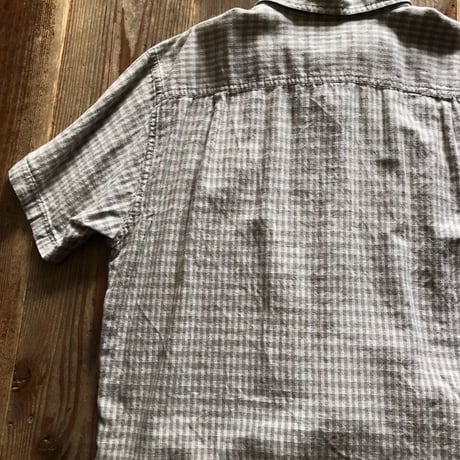 Patagonia半袖 麻×綿シャツ L