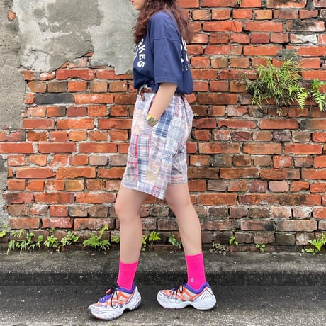 POLO パッチワークショーツ
