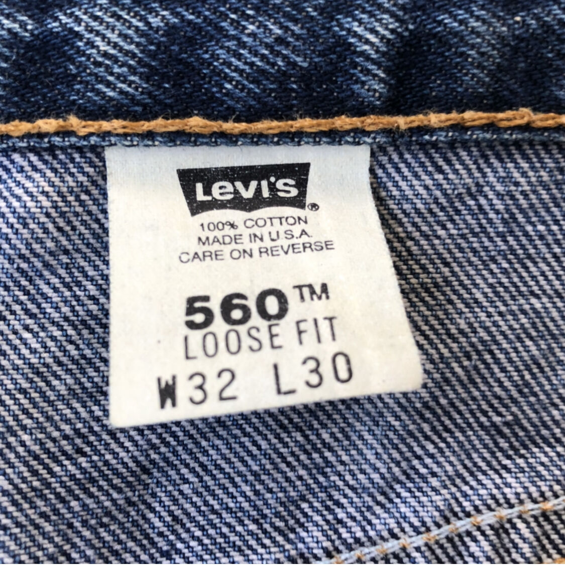 Levi's560 W36 L30 made in USA 80's 最終値下げ Levi's560 W36
