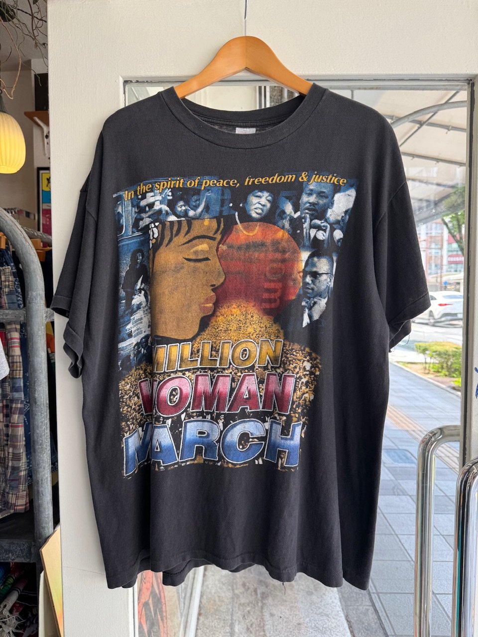 【値下げ不可】古着 90s MILLION WOMAN MARCH XL 90's Million Woman MarchプリントTシャツ | CUSTOM FEVER
