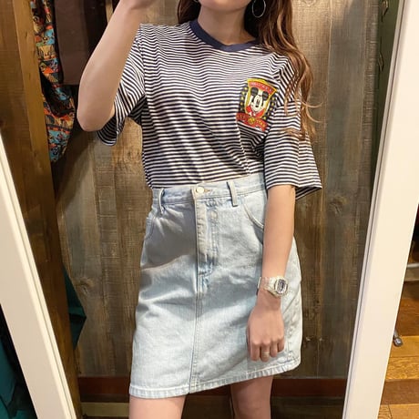 USA製ミッキーボーダーＴシャツ
