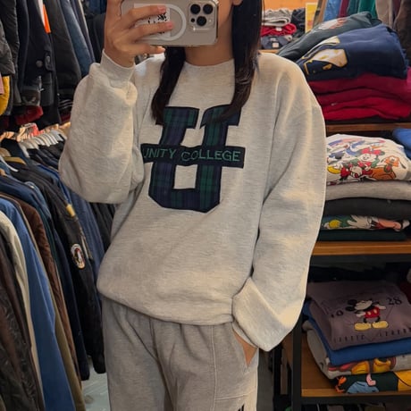 90s USA製 Russell ワッペンスウェット