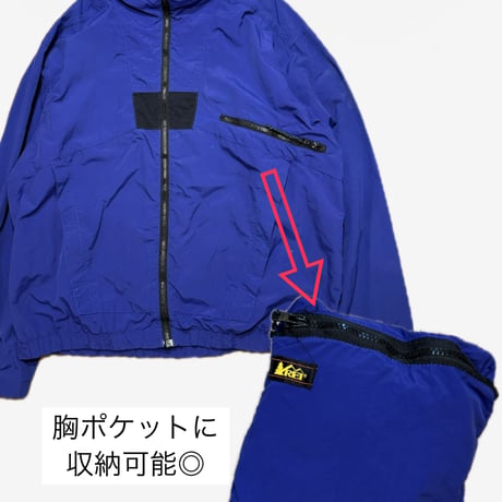 90's REI パッカブルナイロンジャケット