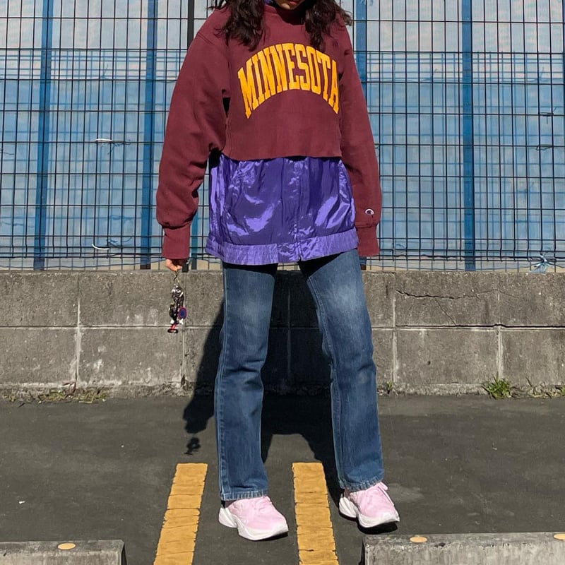 Champion reverse weave リメイクカレッジスウェット | CUSTOM F