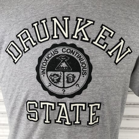 80s DRUNKEN STATE Tシャツ