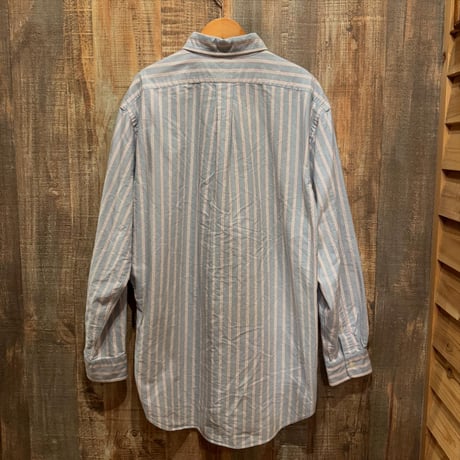 Ralph Lauren  刺繍入り長袖ストライプシャツ
