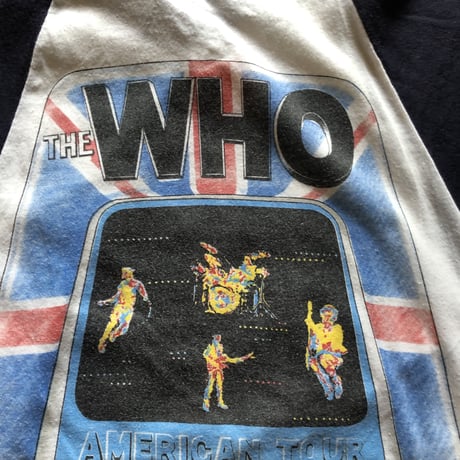 THE WHO AMERICAN TOUR '82 ラグランバンドTシャツ