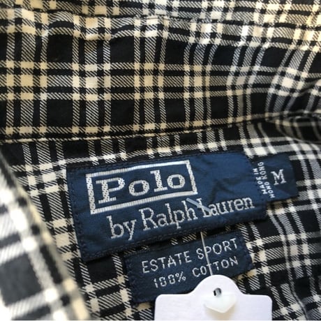 Ralph Lauren チェックシャツ 〝ESTATE SPORT〟