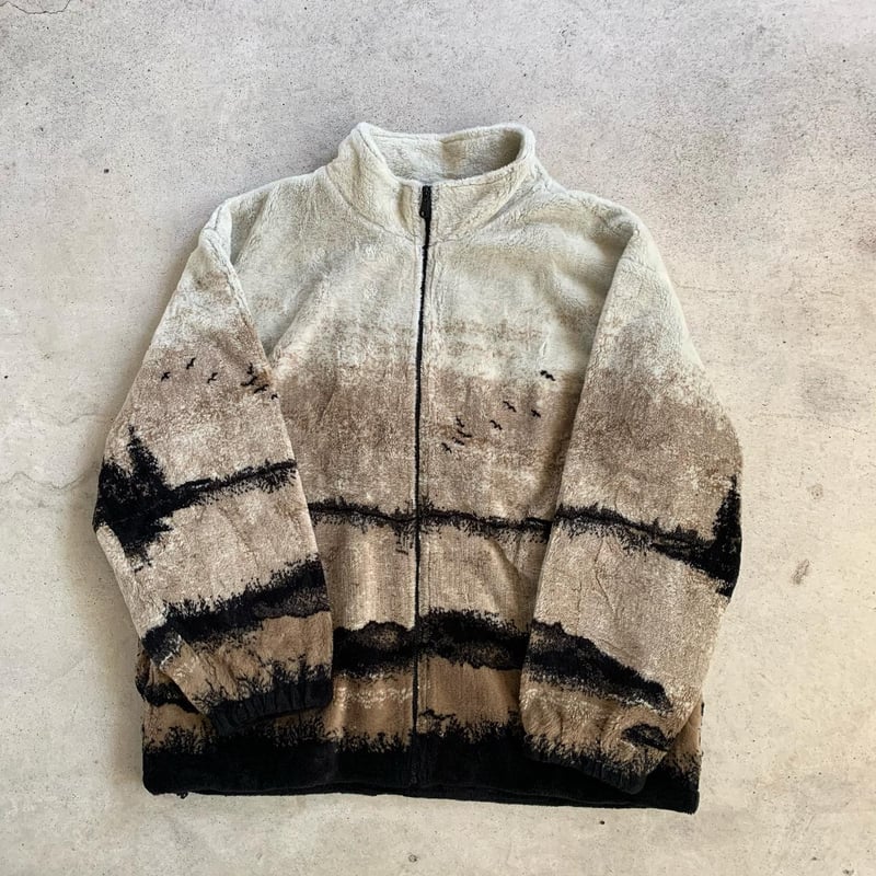 総柄ボアジャケット | CUSTOM FEVER