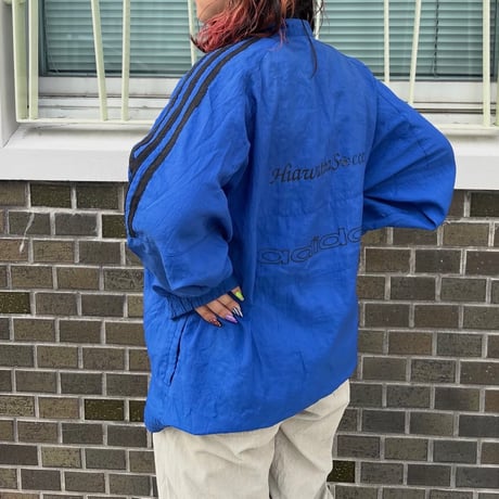 シルバータグ80〜90s adidas ナイロンジャケット