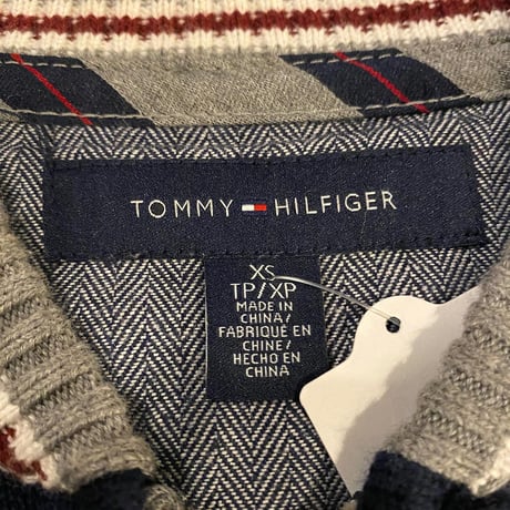 TOMMY HILFIGERコットンニットジャケット