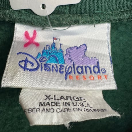 90's USA製Disneyキャラジップフーディ XL
