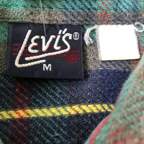 80's Levi's ネルシャツ M