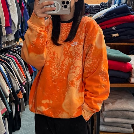 NIKE ブリーチ加工スウェット