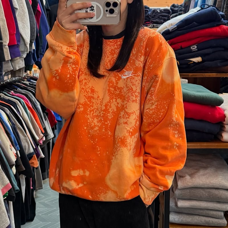 NIKE ブリーチ加工スウェット | CUSTOM FEVER