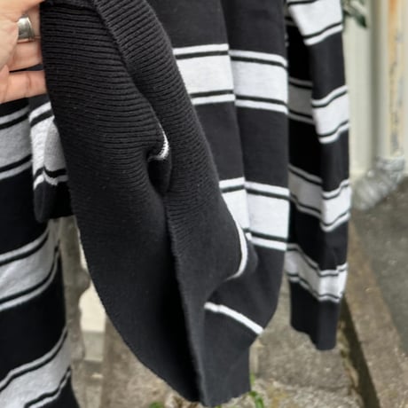 TOMMY HILFIGER ボーダーコットンニット
