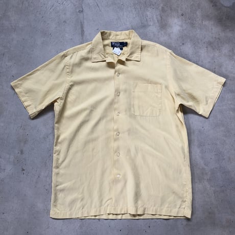 Ralph Lauren 半袖無地シャツ 〝CALDWELL〟M ポニーマーク無し